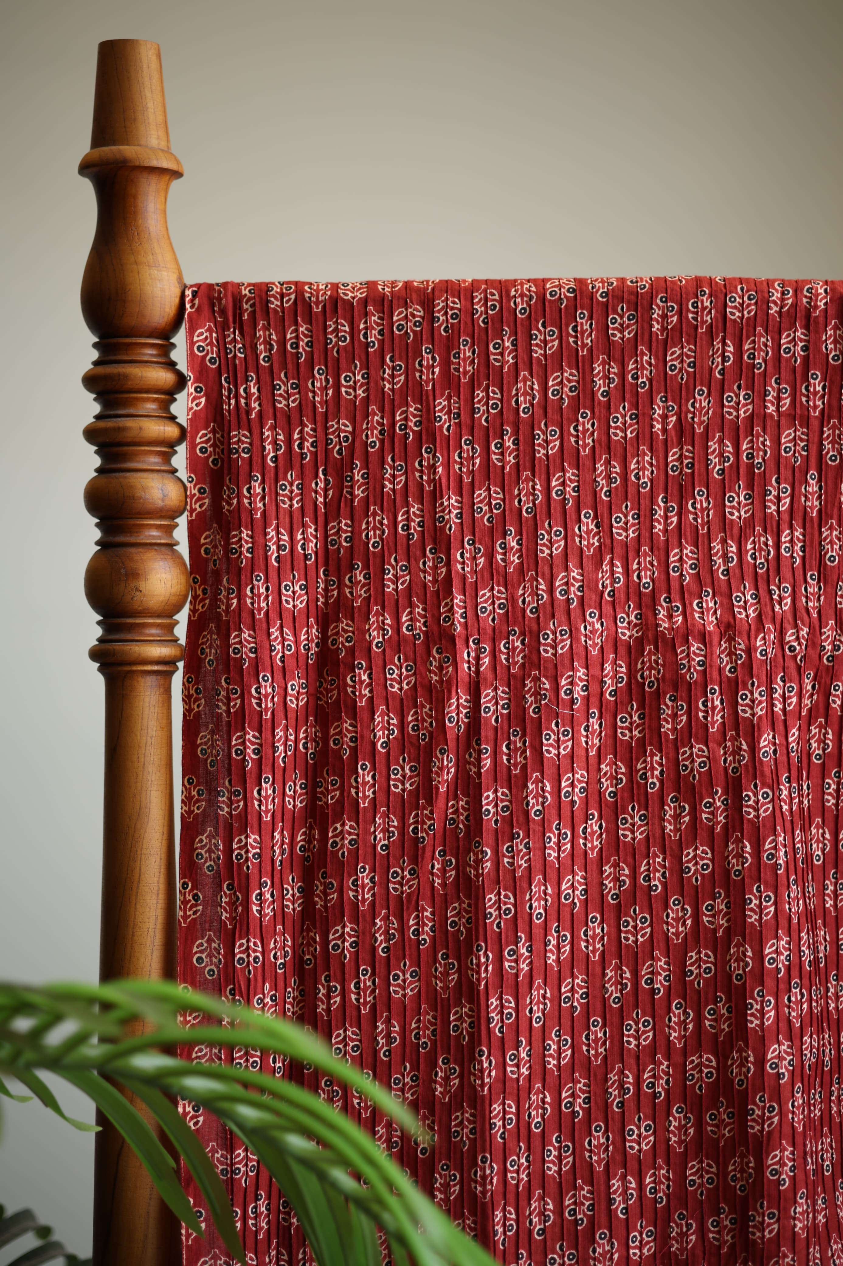Fabrics - pintuck Handblock kurti cotton fabric offer sale