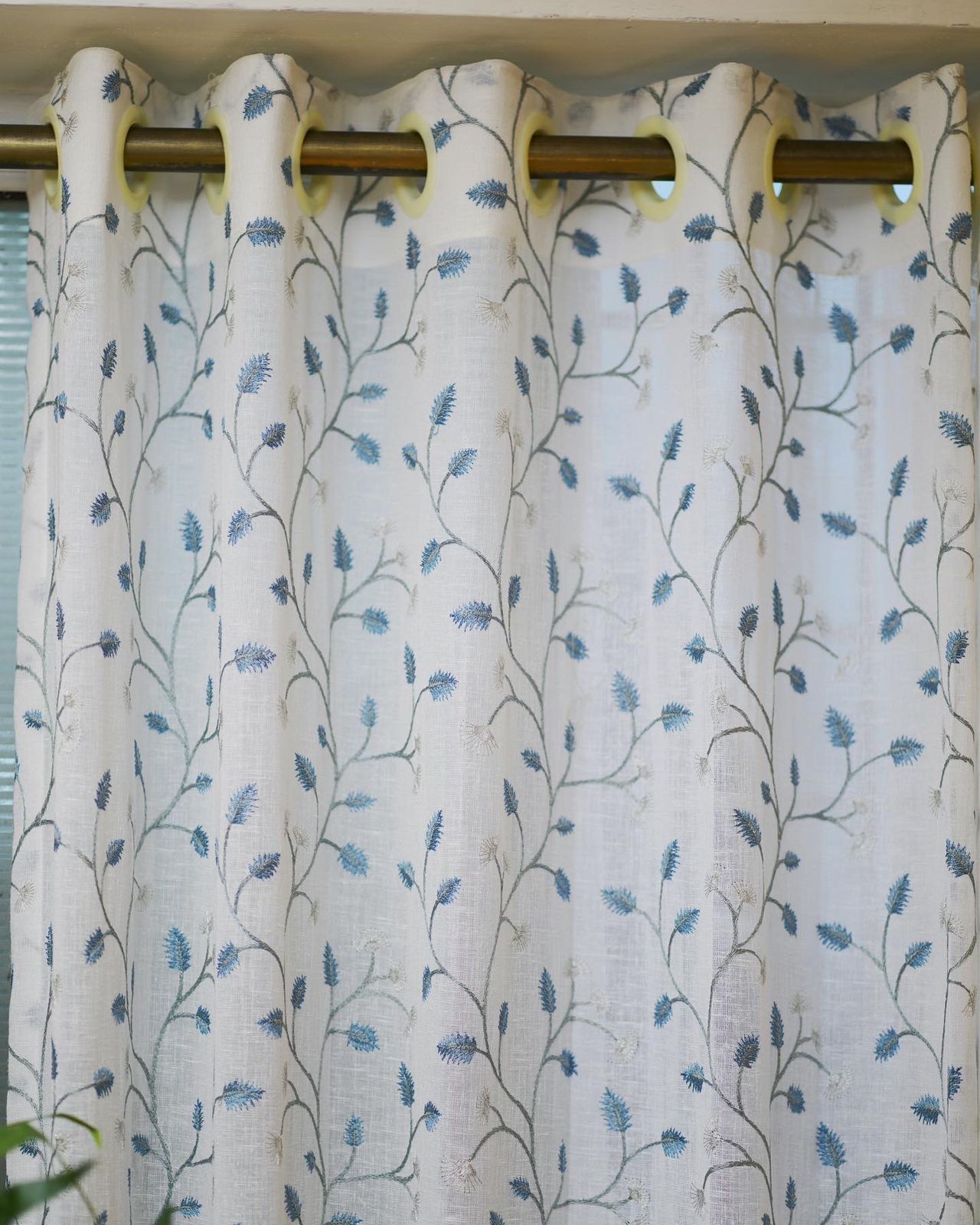Curtains -Premium embroidered sheer curtain
