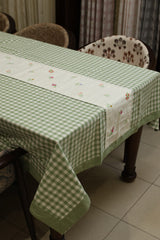 Table cloth - Check embroidery