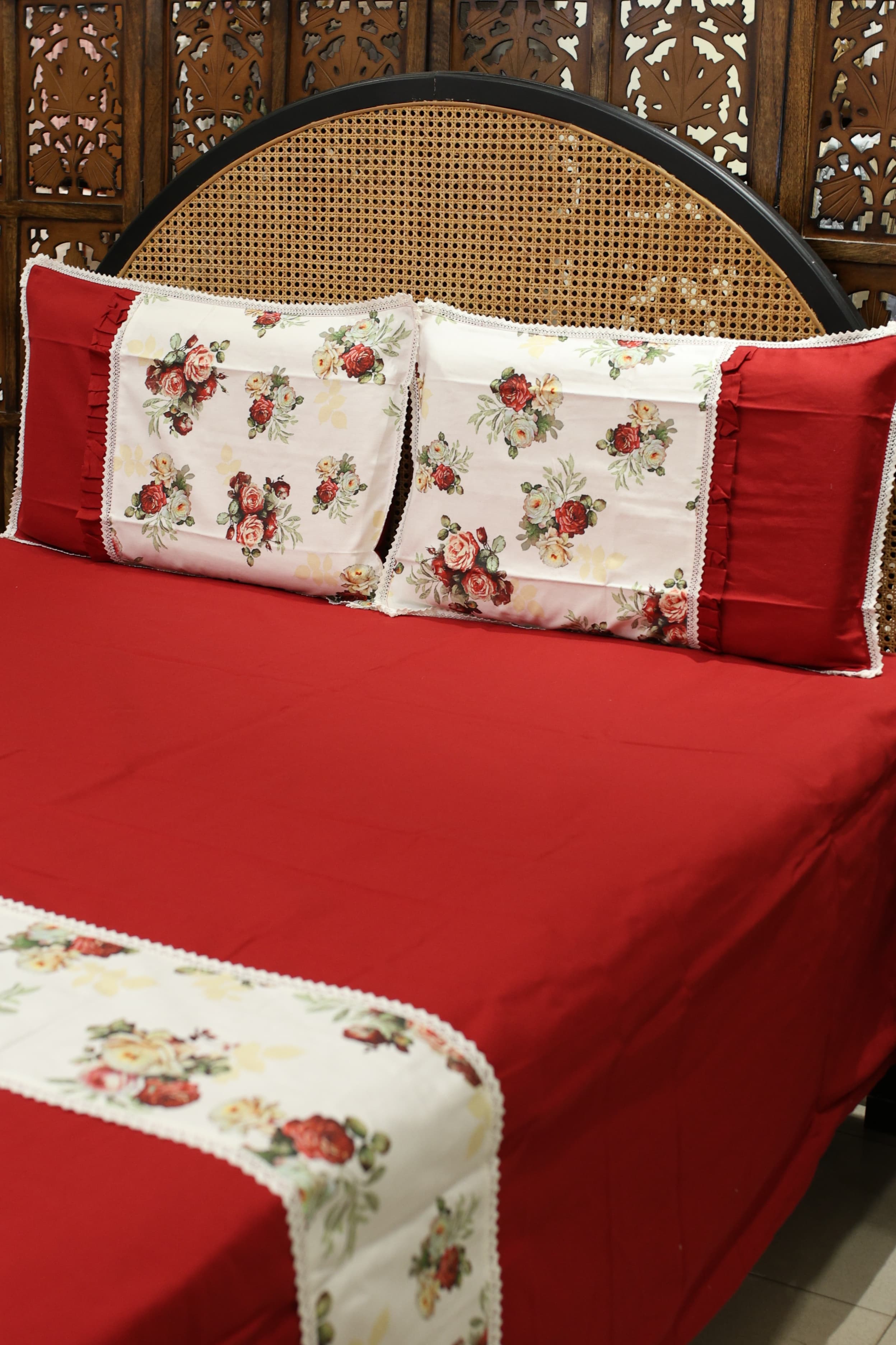 Queen Size Christmas Theme Bedsheet Set - Xmas Edition