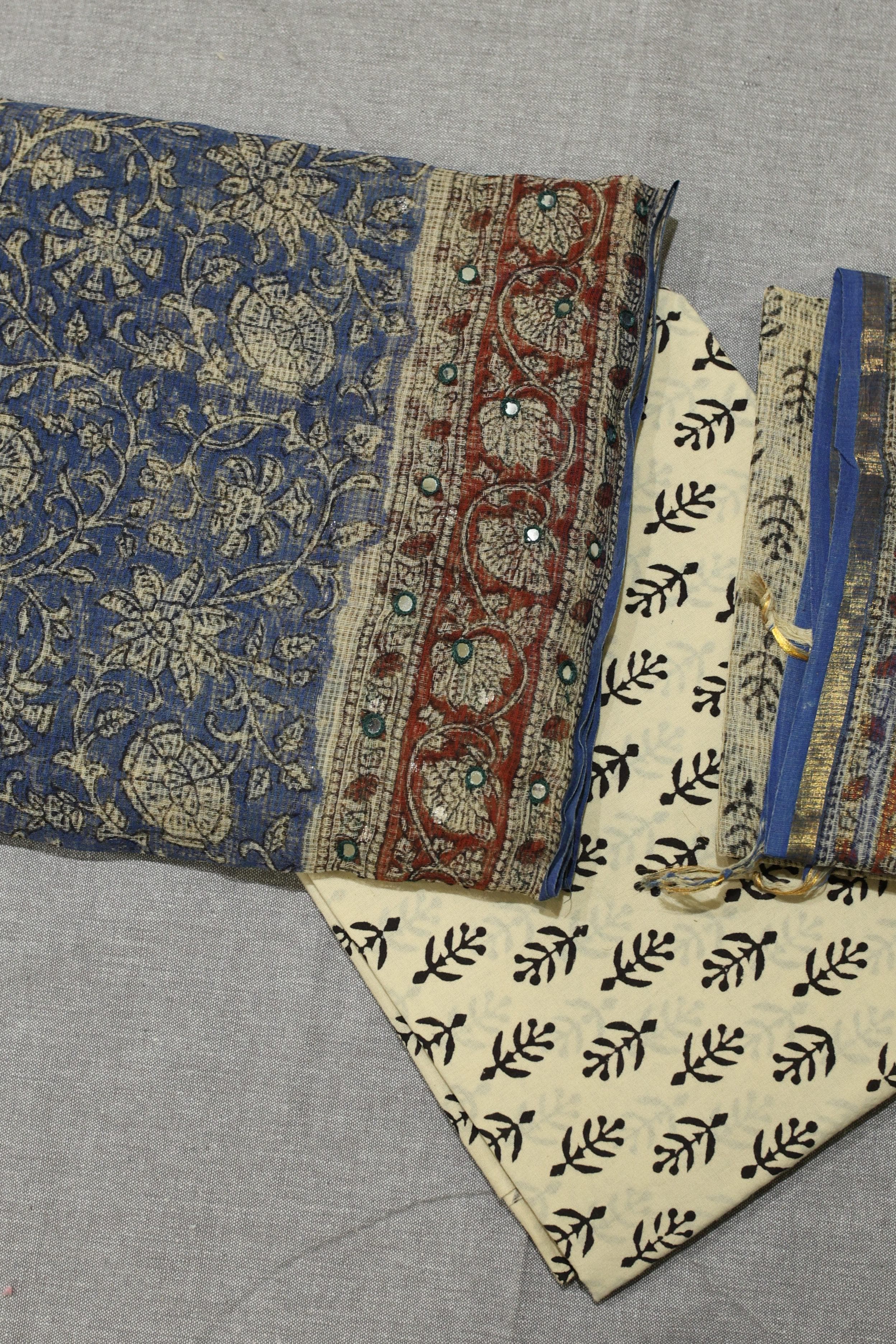 Salwar set - Unstitched kota fabric