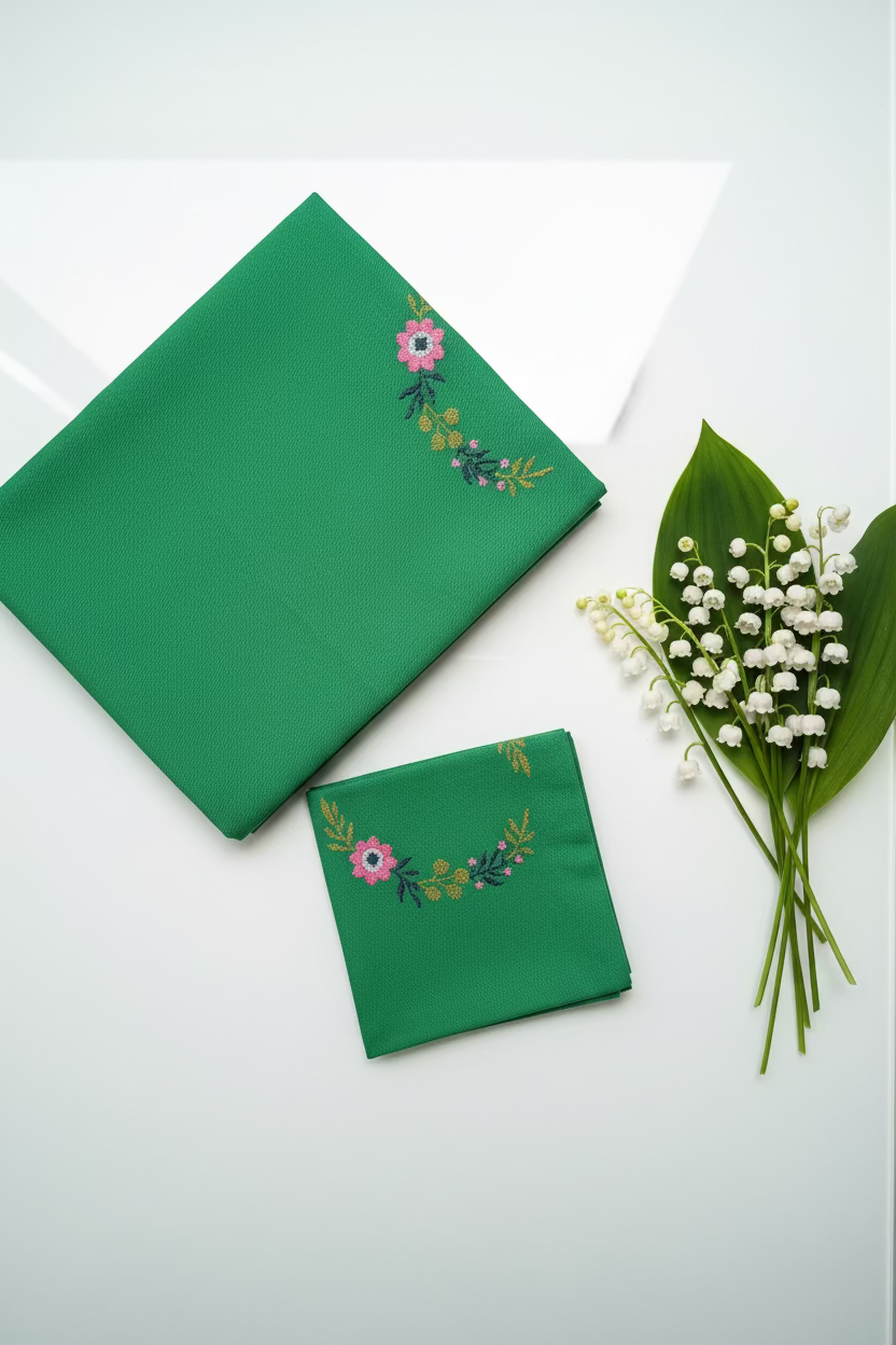 Bedsheets - Single Cross stitch embroidery bedsheets