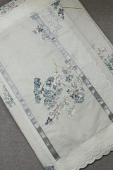 Bedsheets - Queen soft cotton lace bedsheets flora & lace