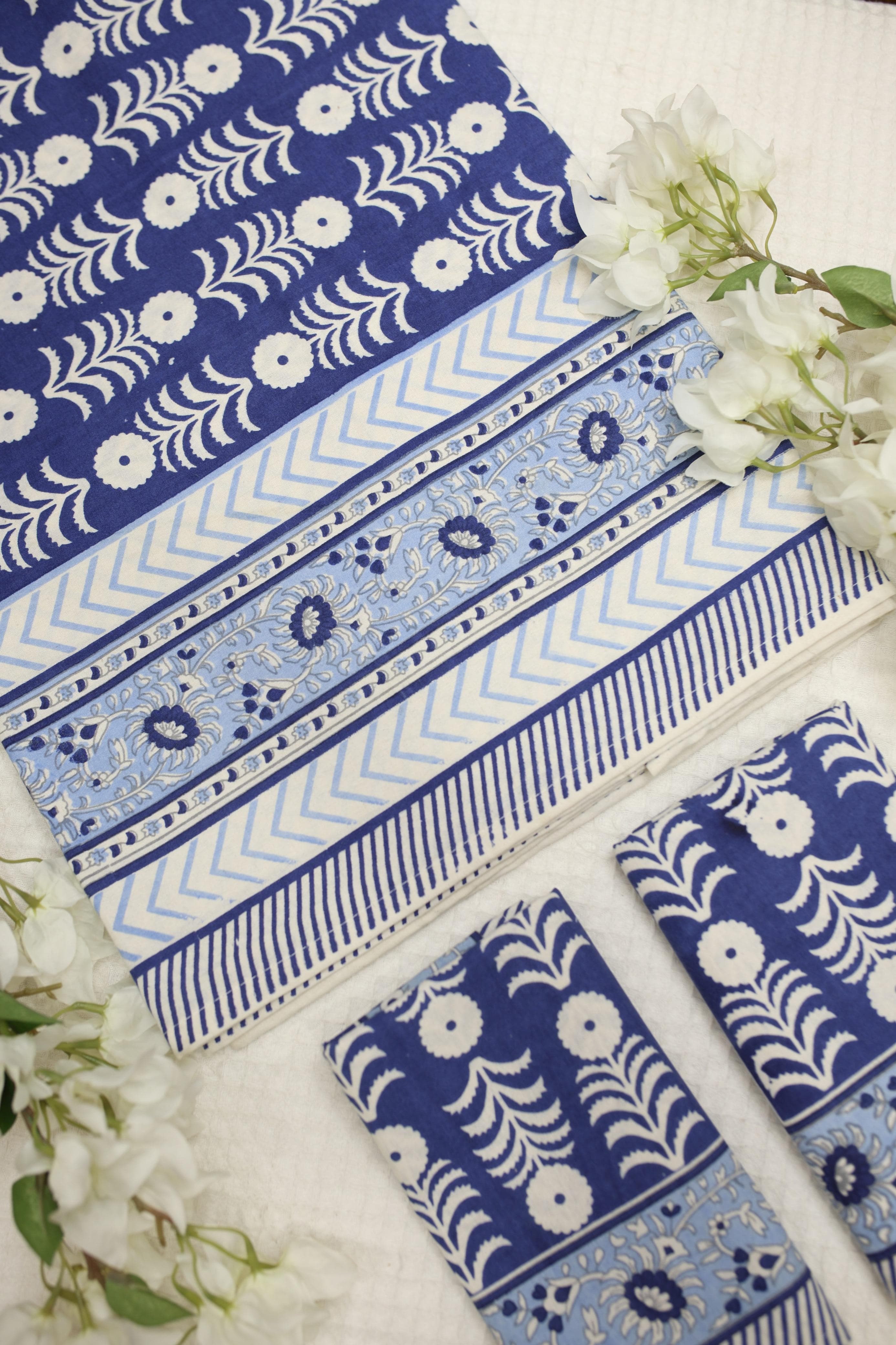 Bedsheets- Queen handblock bedsheets HBQ