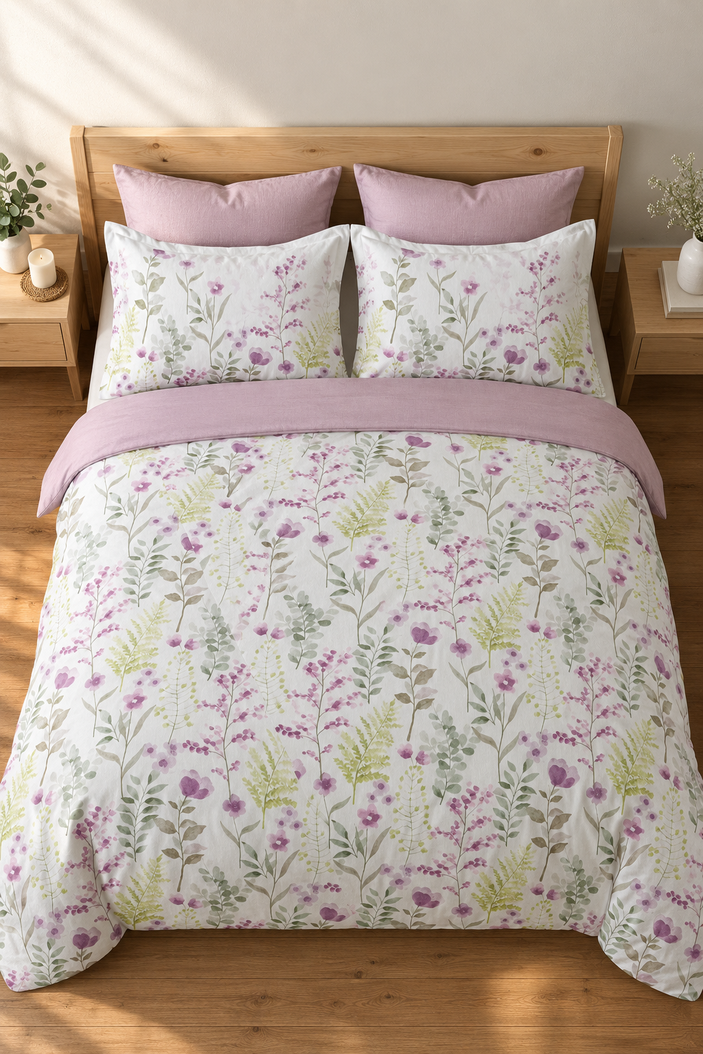 Bedsheets - Queen premium soft cotton bedsheet Digital print DD VEGA