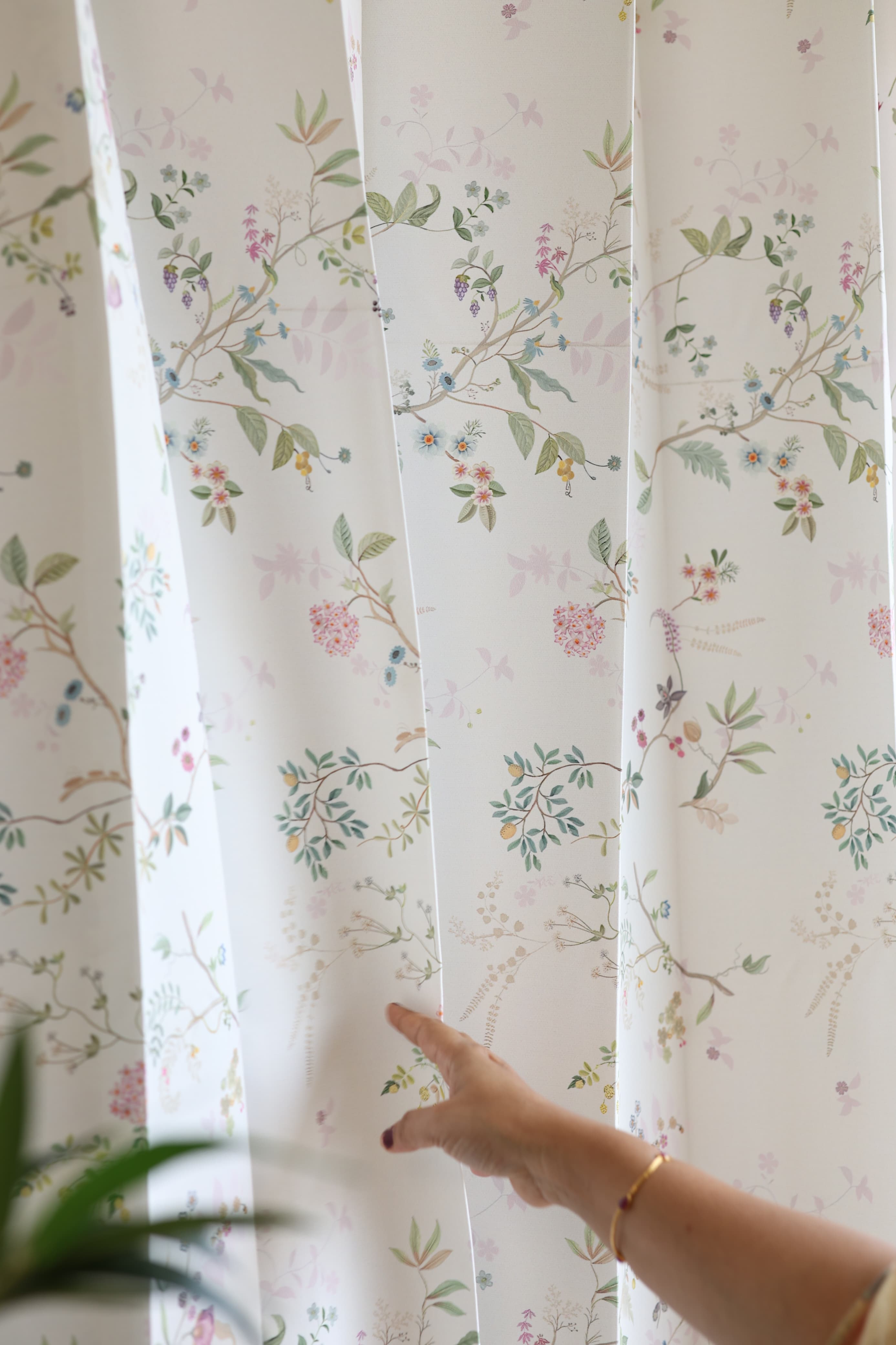 E3 Curtains - English Floral series opaque curtains - E 3