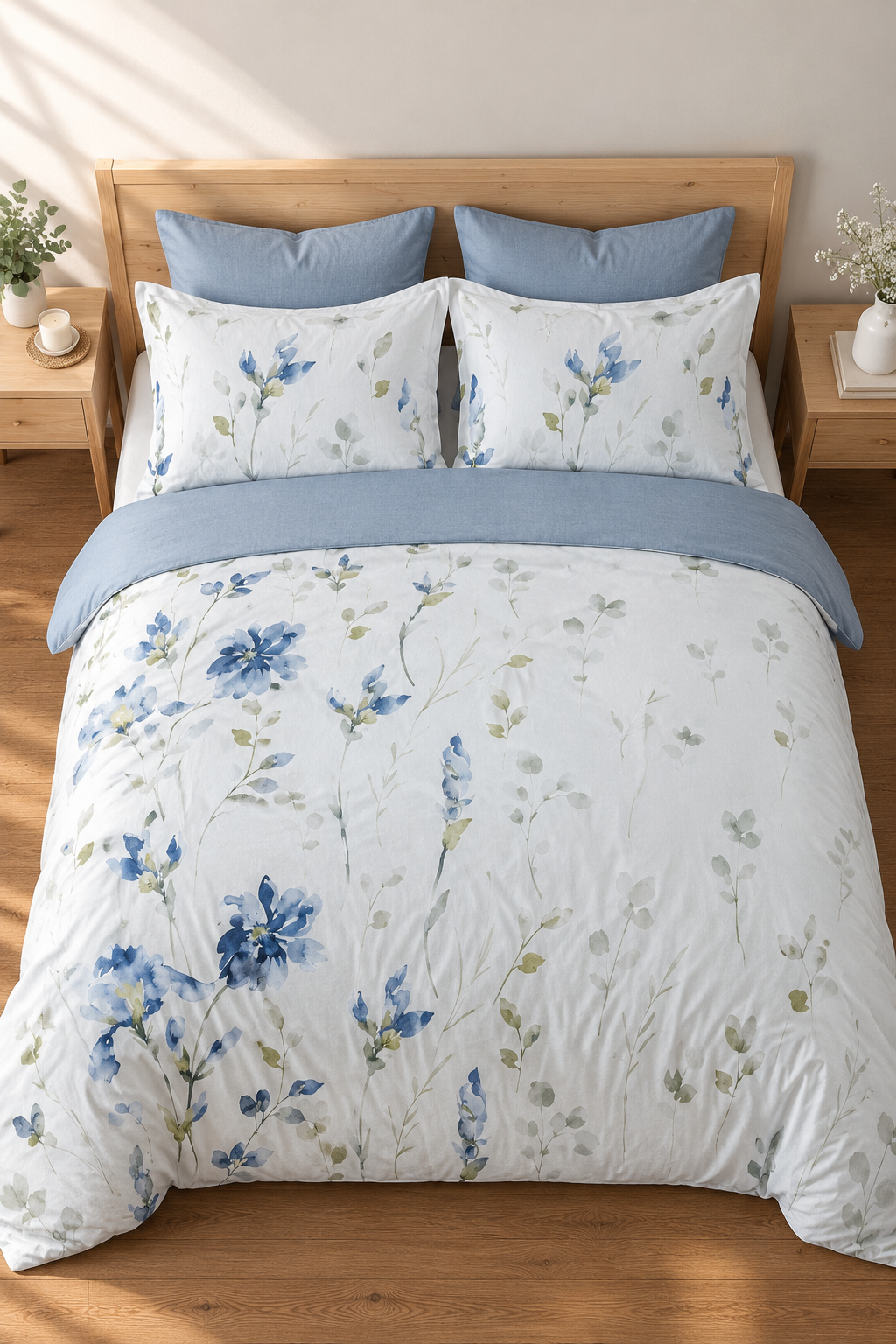 Bedsheets - Queen premium soft cotton bedsheet Digital print DD VEGA