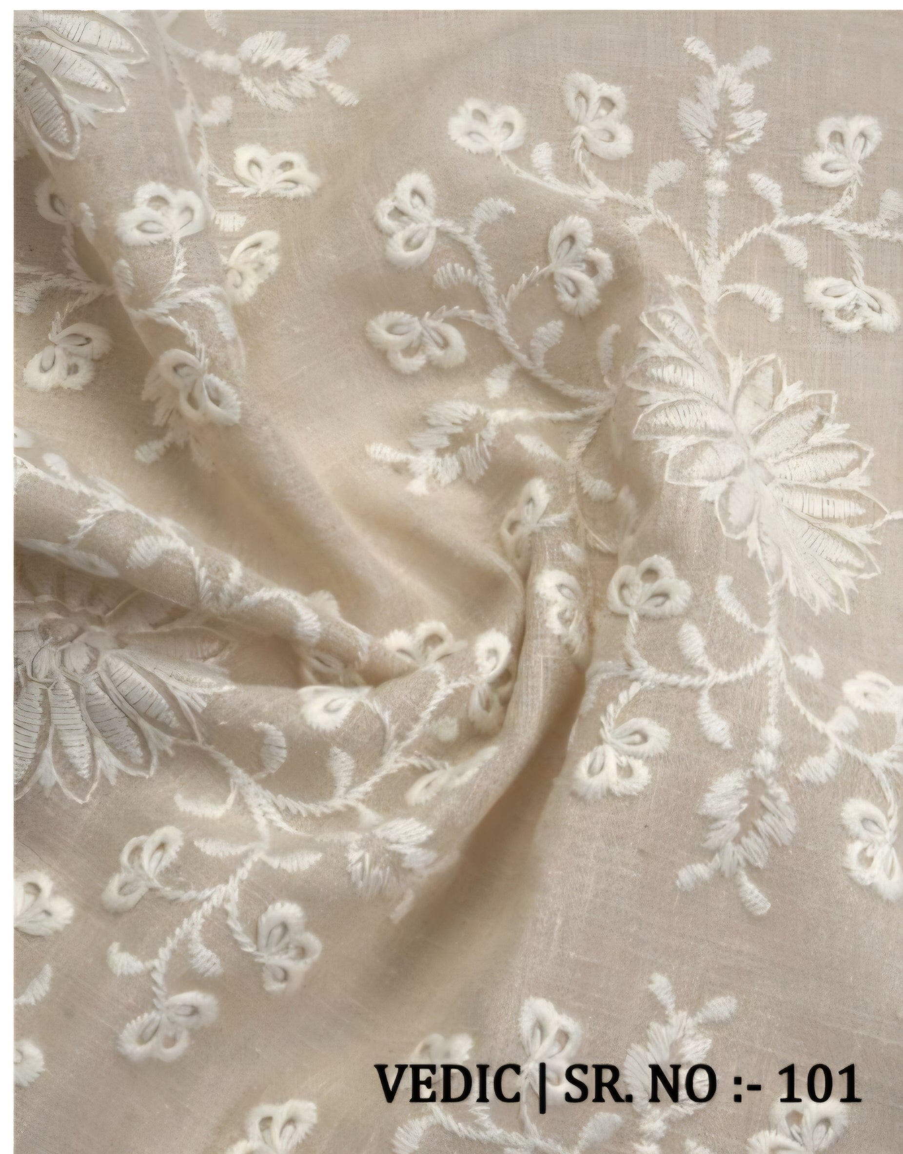 Fabric only Curtains -Premium embroidered designer curtains semi Transparent