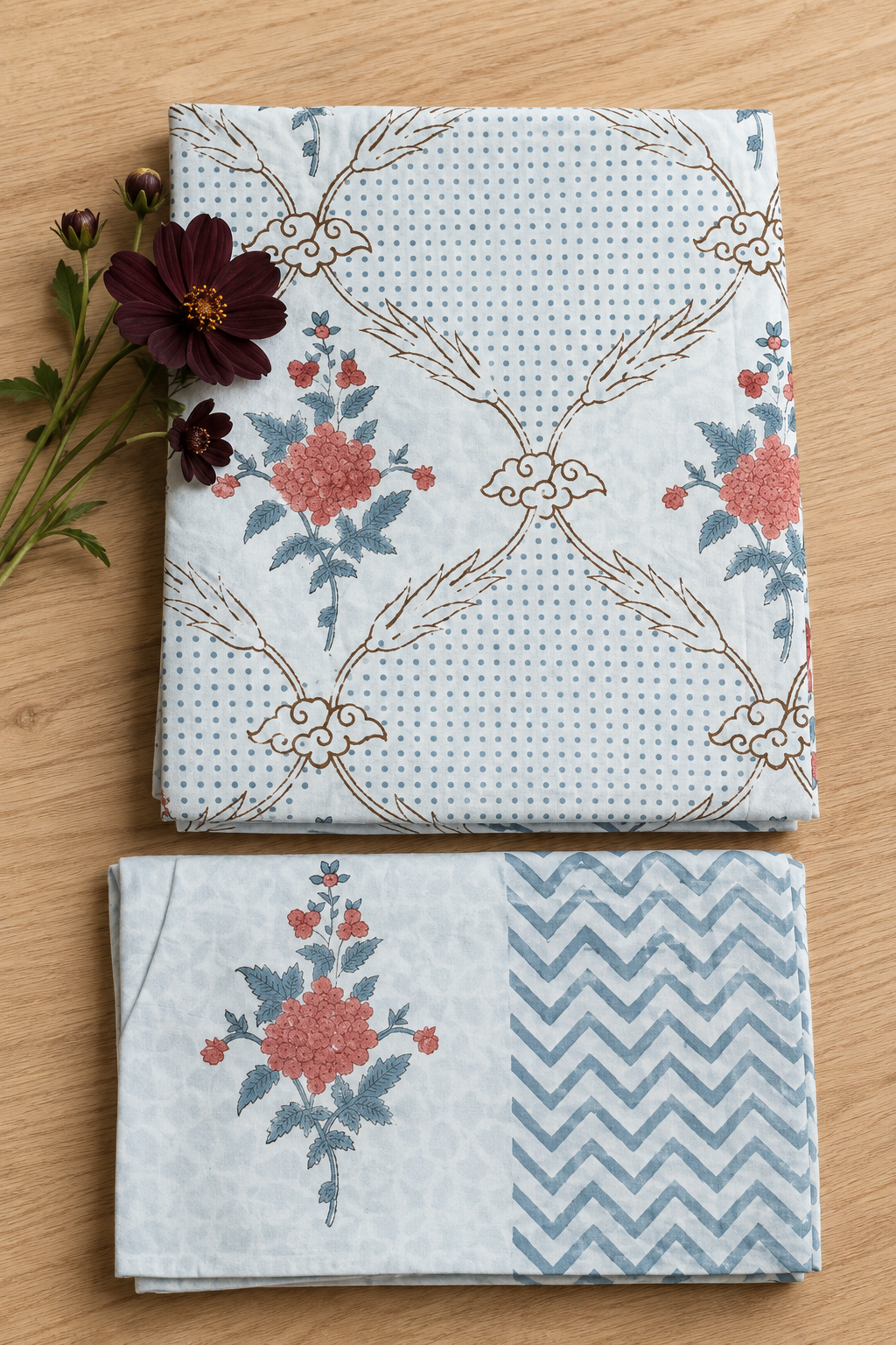 Bedsheets - King Softlily Percale Cotton Bedsheet