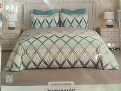 Bedsheets - King premium soft cotton bedsheet Digital Print DD   (Radiance)