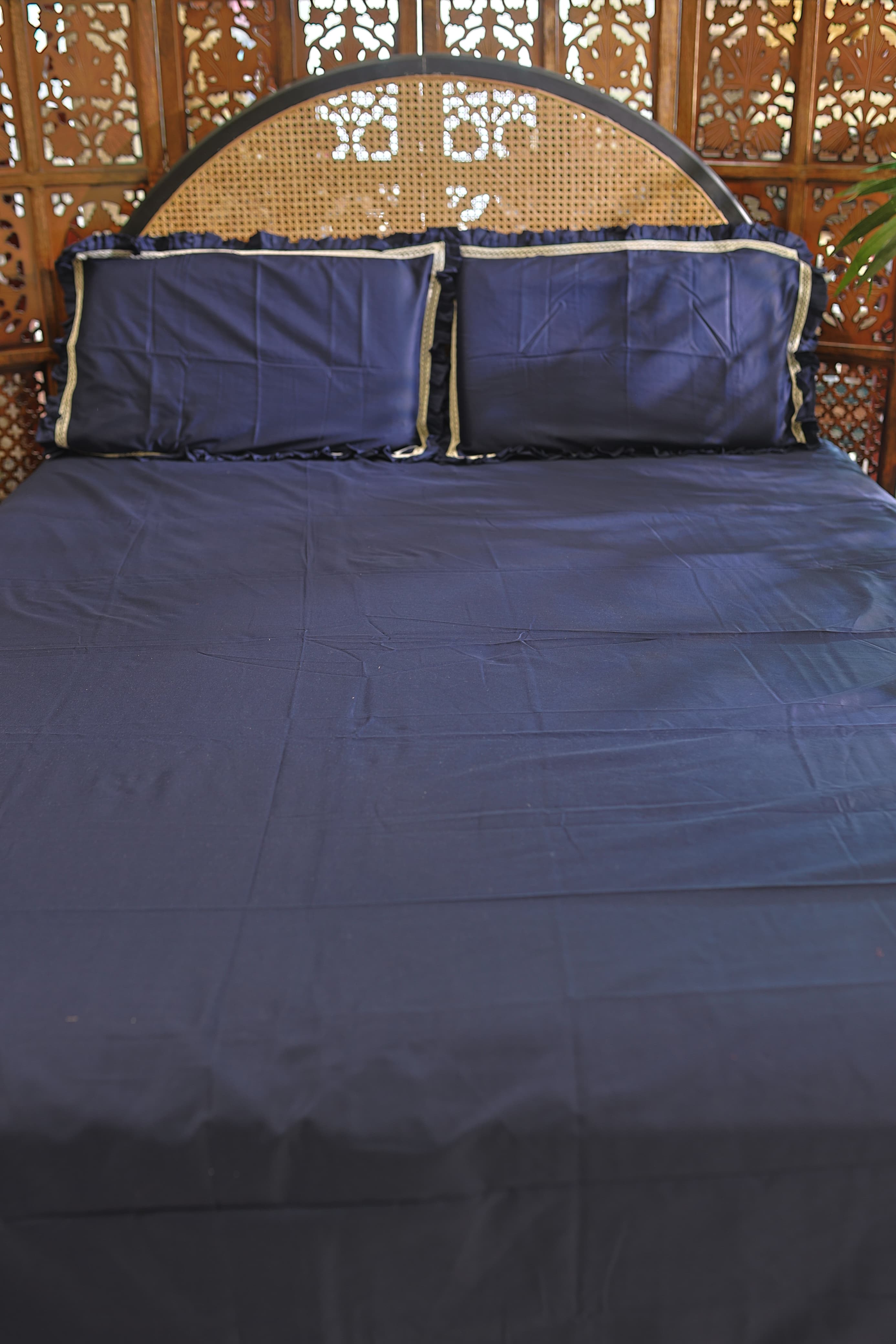 Bedsheets -Queen Satin plain colour bedsheets