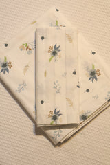 Bedsheet - Single soft cotton (152cm * 228) whitish colour