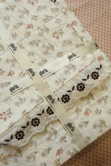 Bedsheets - Premium King soft cotton lace bedsheets majestic