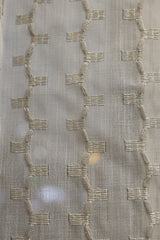 Curtains - Premium Embroidery sheer curtains (Merano zinnia ) grey shade prebooking