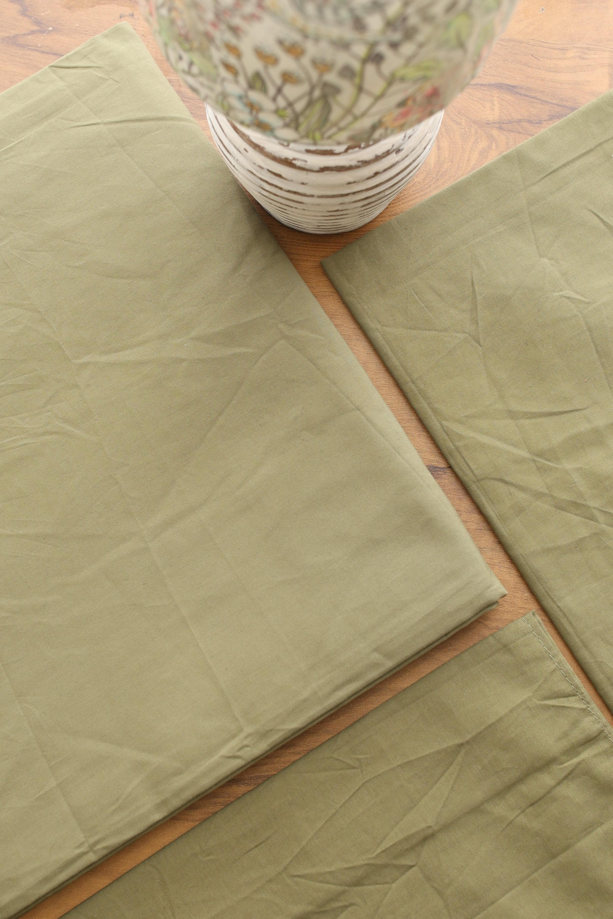 Bedsheets - Satin solid plain colour bedsheets