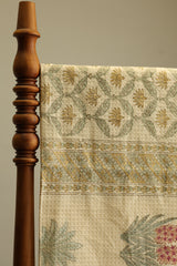 Hand Block Printed Waffle Cotton Towel