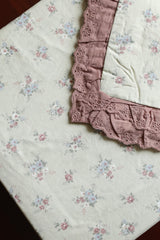 Bedsheets - Premium King soft cotton lace bedsheets majestic