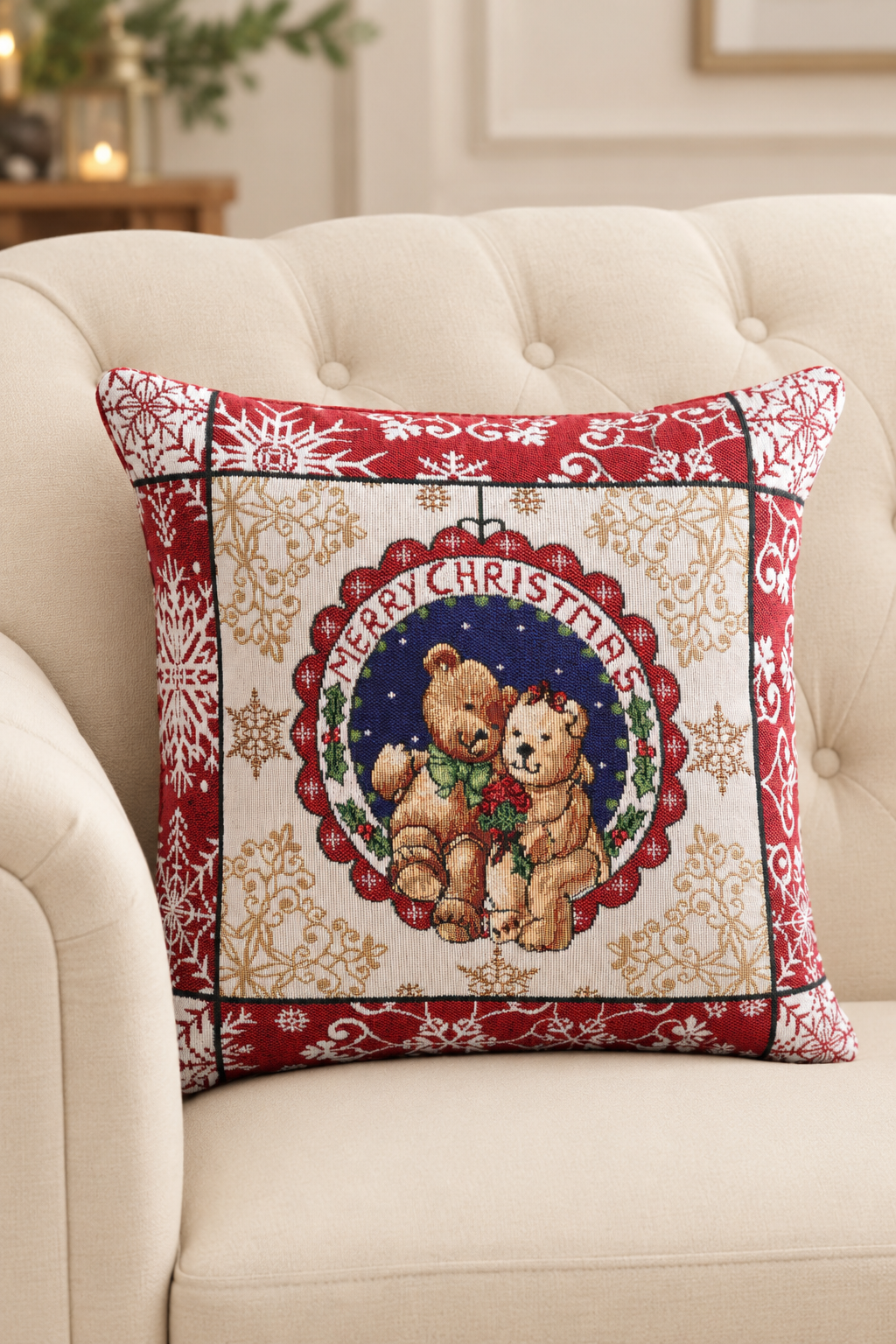 Cushion covers - Xmas edition jacuard