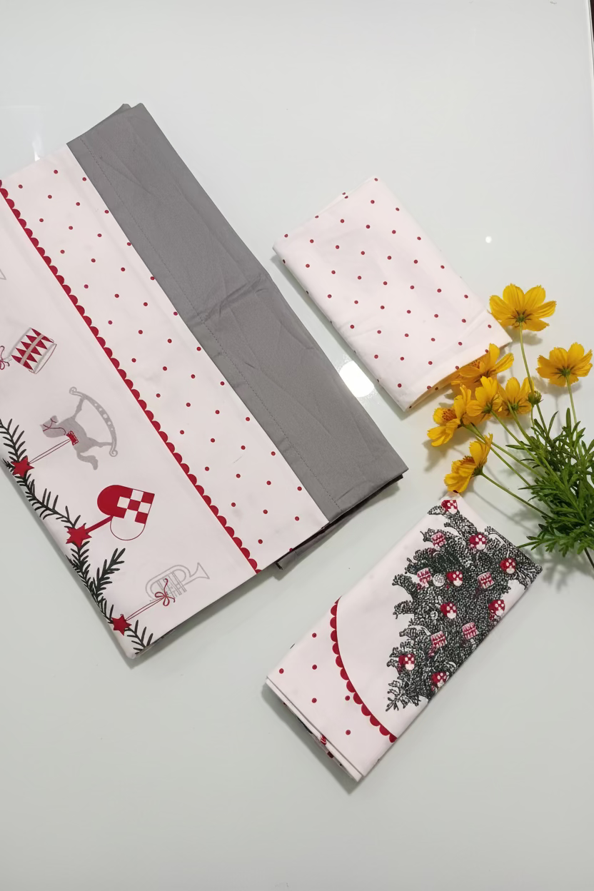 Bedsheets-Queen daily use border bedsheets
