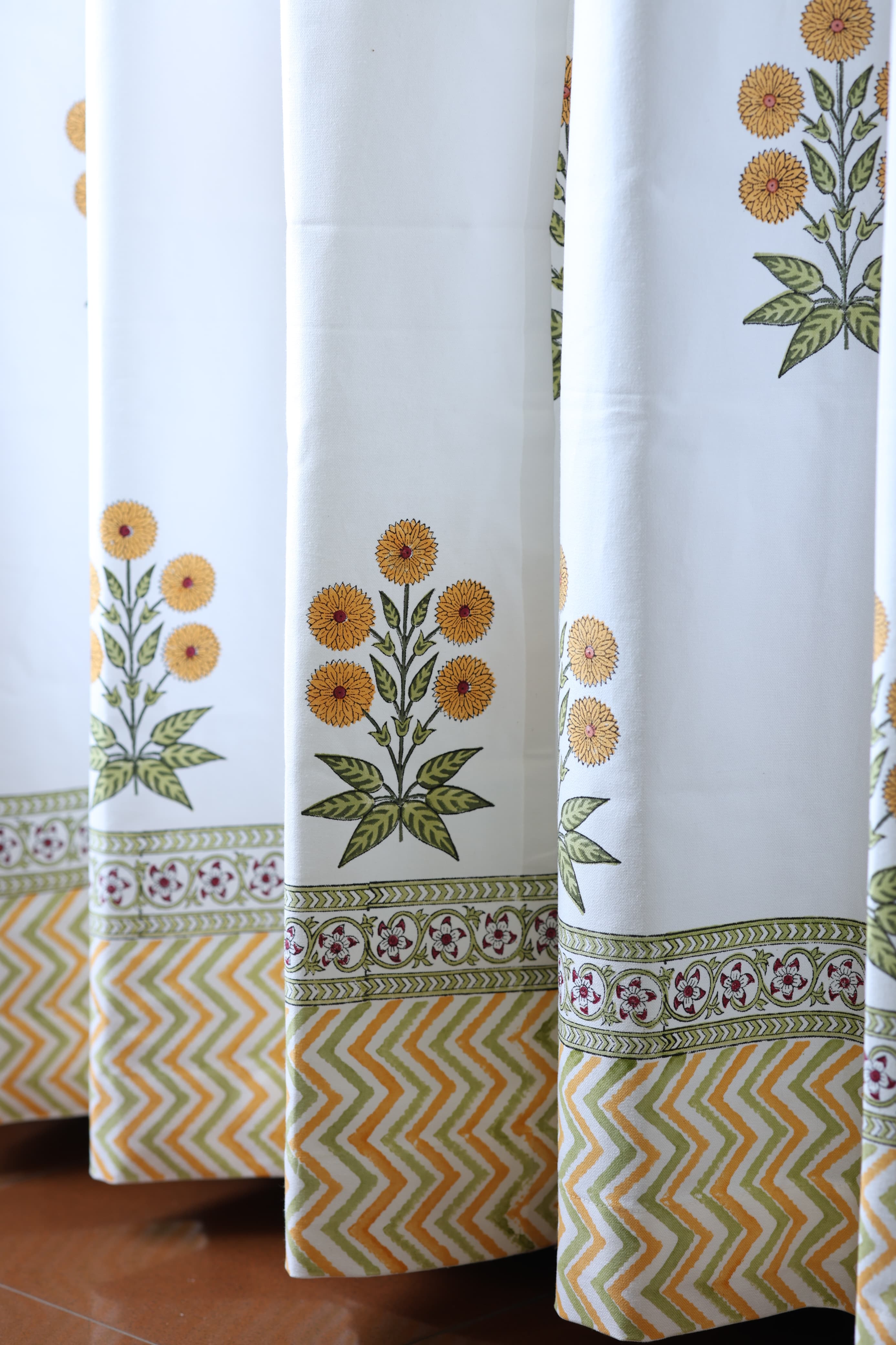 Curtains - Handblock printed curtains