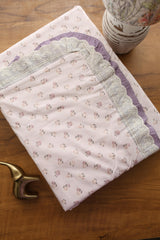 Bedsheets - Premium King soft cotton lace bedsheets majestic