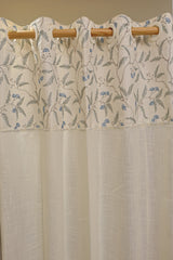 Curtains - Premium designer sheer curtains(semi transparent)