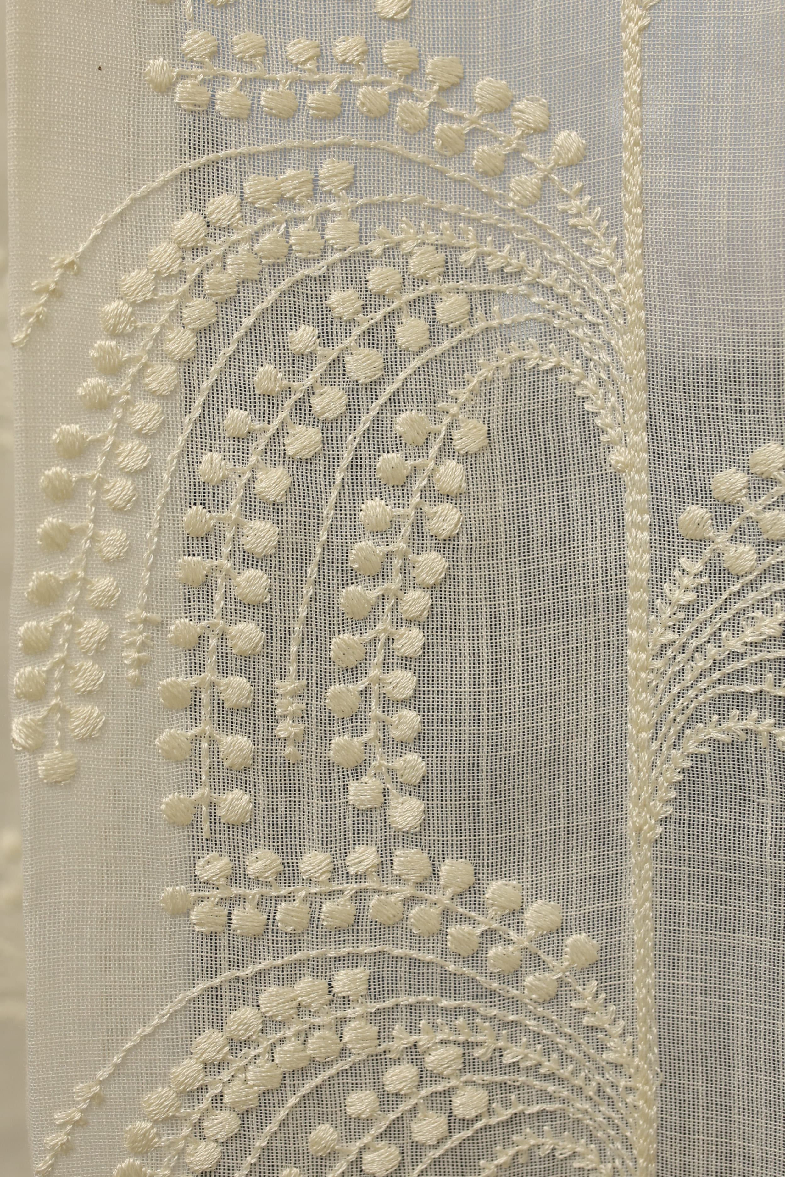 Curtains - Premium embroidery sheer curtains Meluha zinnia prebooking