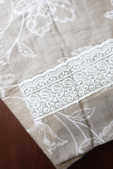 Bedsheets - King satin cotton lace bedsheets