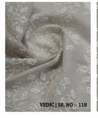 Fabric only Curtains -Premium embroidered designer curtains semi Transparent