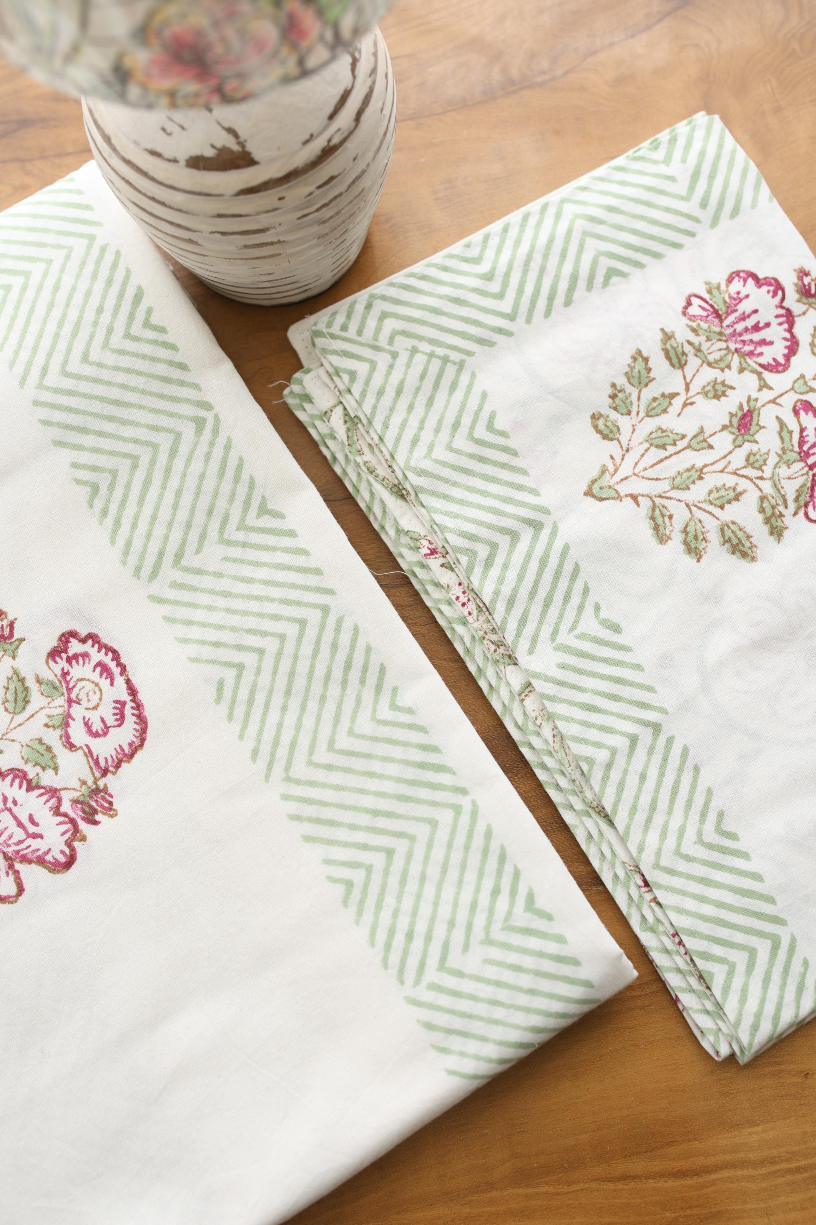 Bedsheets - king Handblock print bedsheets