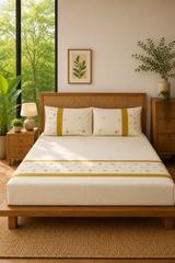Bedsheets - King premium Machine Embroidery Bedsheet multi