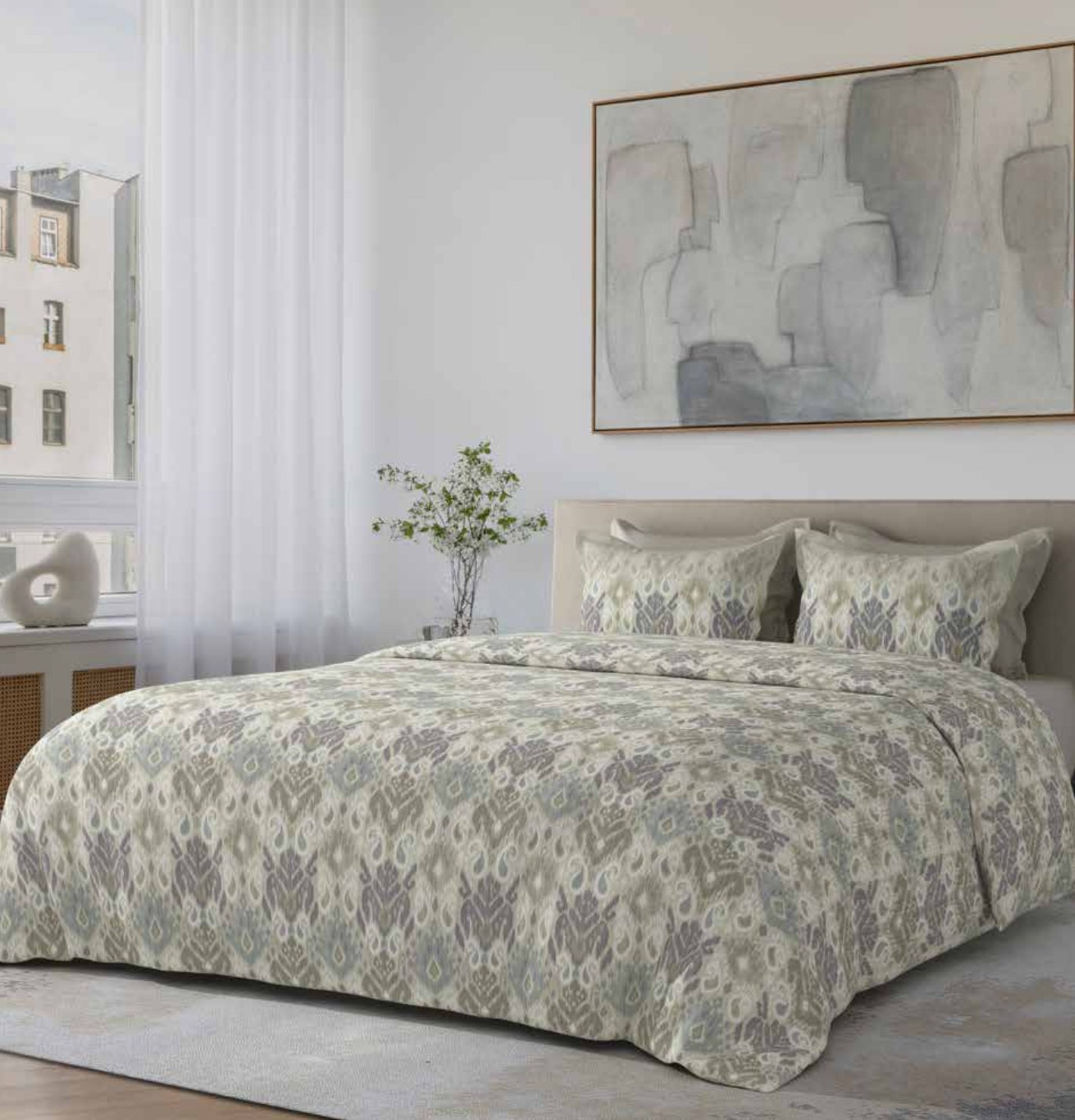Bedsheets - king bedsheet set - printed premium soft cotton digital print