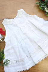 Kids smocked dress 6-10 month - Xmas edition