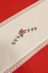 Queen Premium Cross stitch embroidery bedcover - Xmas theme edition