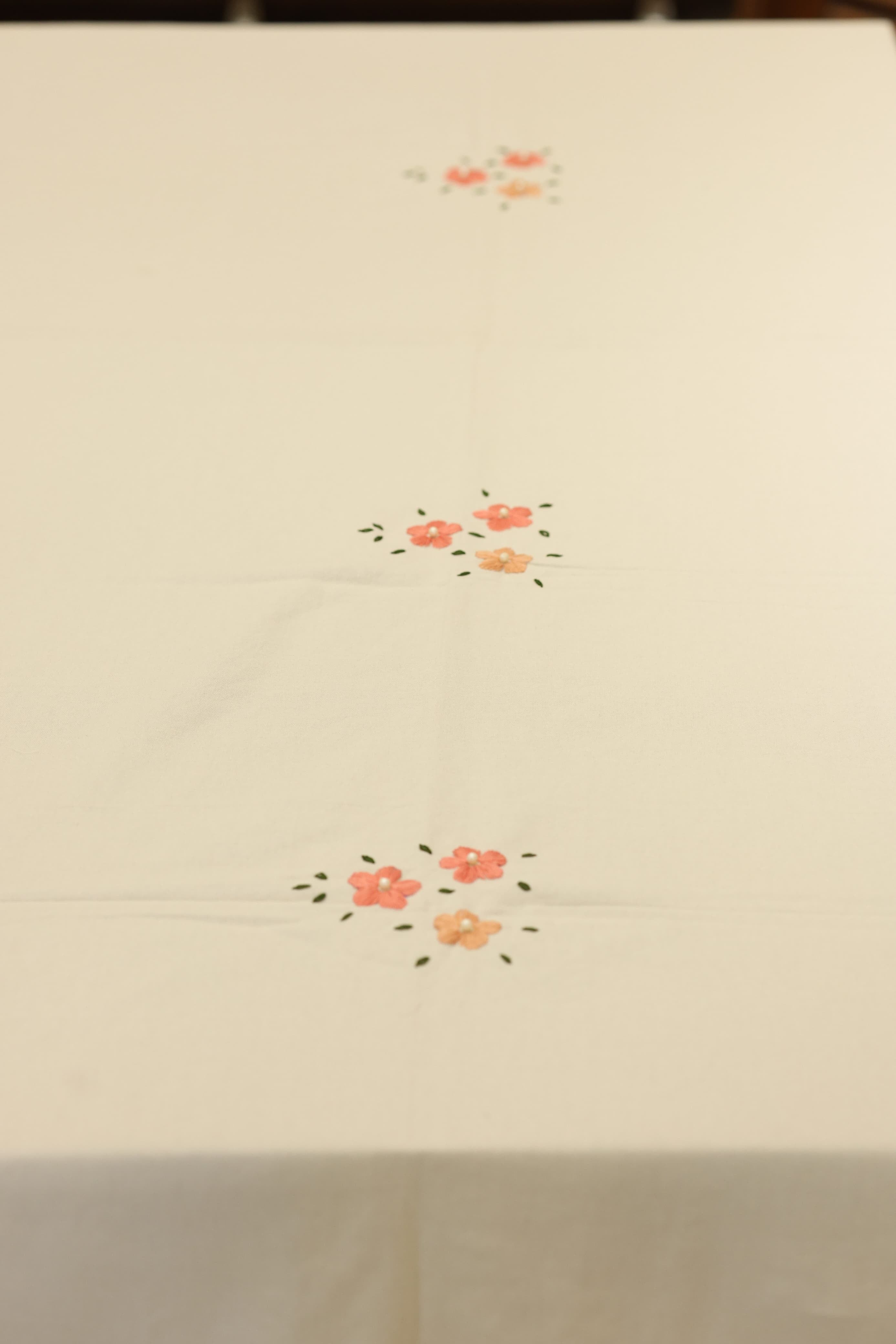 Table cloths-8 seater cross stitch embroidered