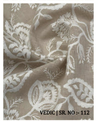 Fabric only Curtains -Premium embroidered designer curtains semi Transparent