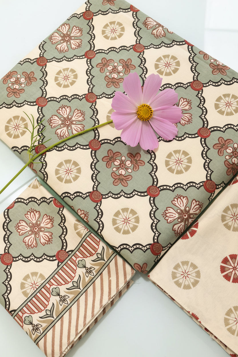 Bedsheets - King premium handblock print cotton bedsheets