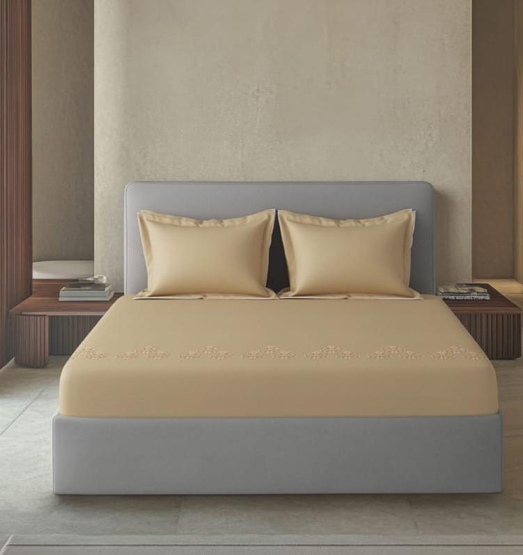 Bedsheets - King Premium machine embroidery bedsheets Sansaar : Saembro