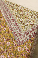Double dohar / Blanket - Mughal handblock print