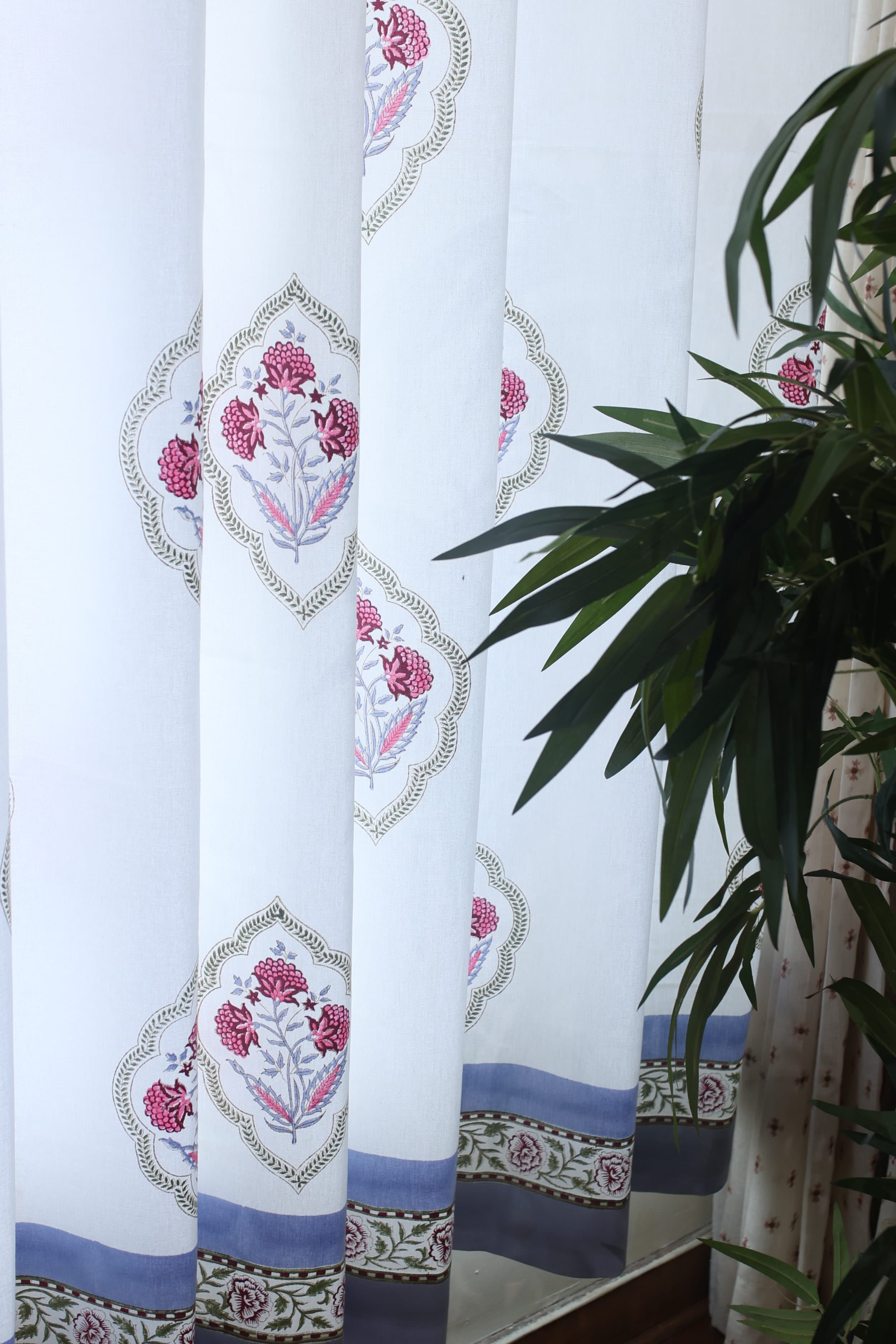 Curtains - Handblock printed curtains