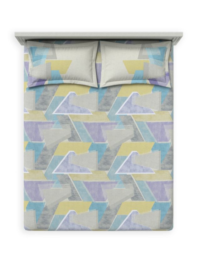 Bedsheets - Queen premium soft cotton bedsheet Digital print DD