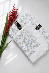Bedsheets - King soft cotton lace bedsheets majestic