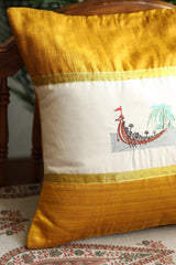 Onam Handblock Cushion Covers - 16*16 inches