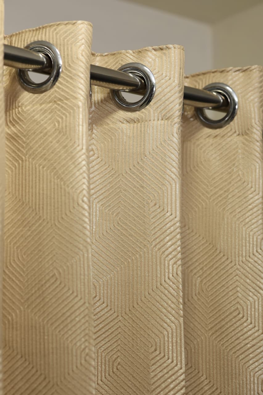 Curtains - Jacquard self printed curtains opaque