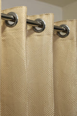 Curtains - Jacquard self printed curtains opaque