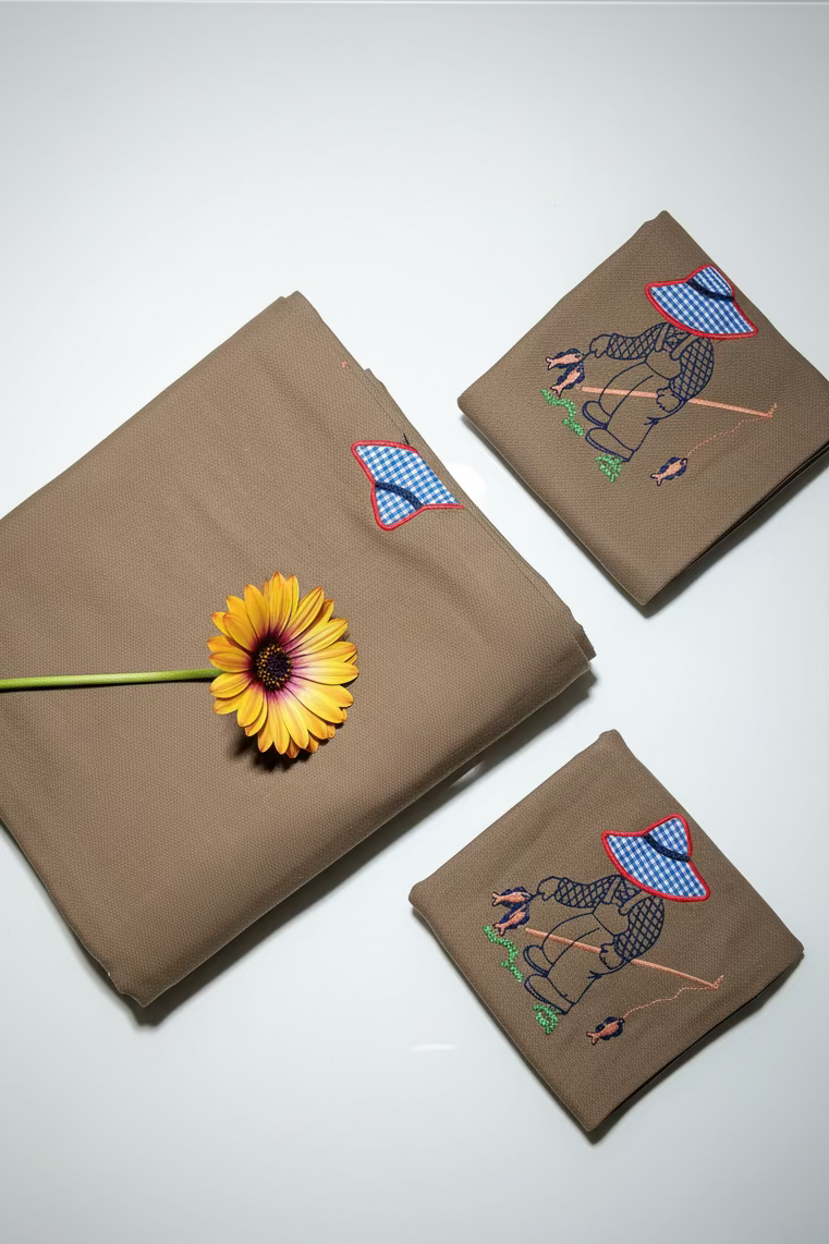 Bedsheets - Queen cross stitch embroidered bedsheets
