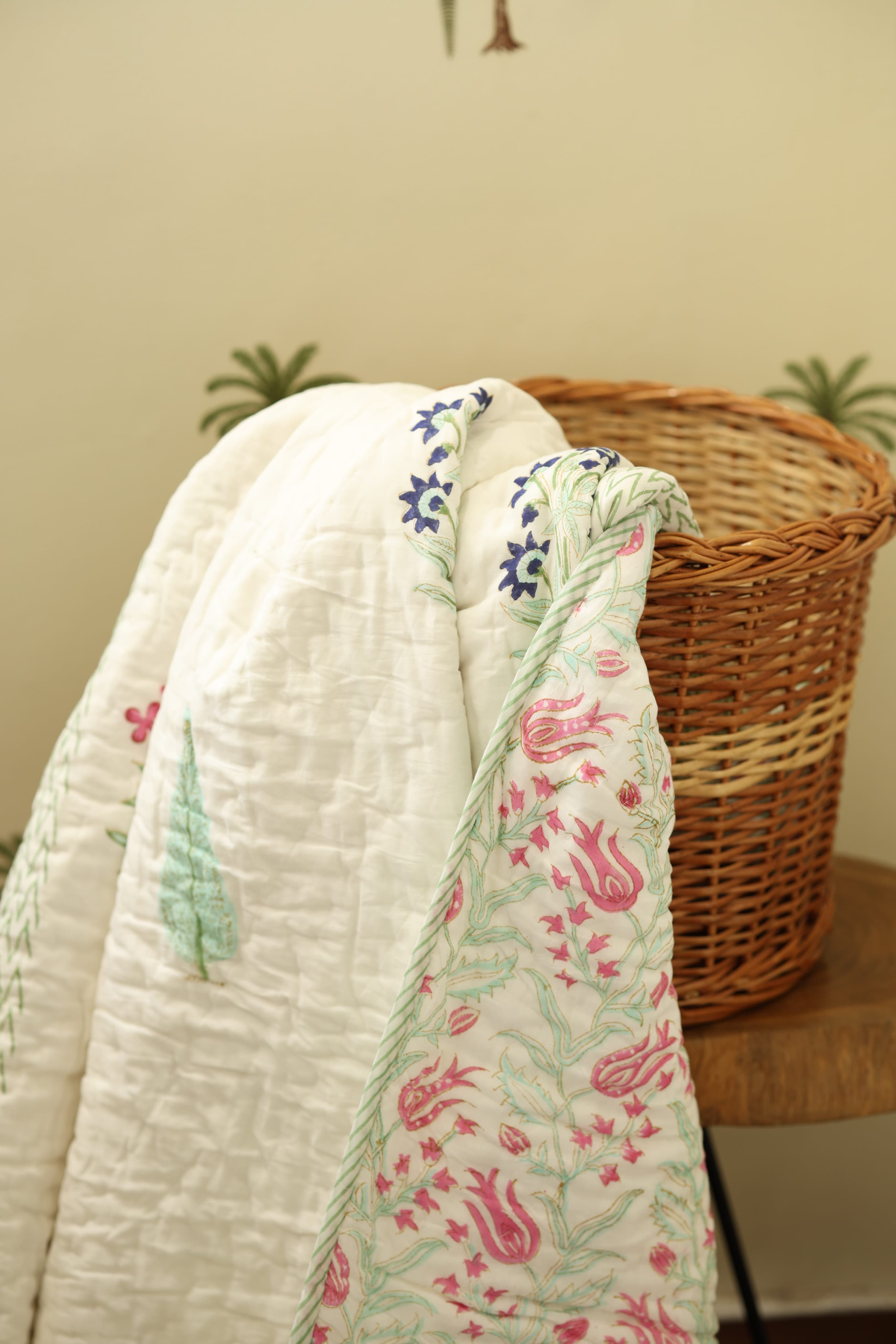 Single Quilt Handblock print