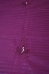 Queen Size Premium Machine Embroidery Bedsheet Set with 2 Pillow Covers (90x100)