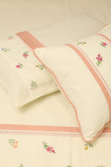 Bedsheets - King premium Machine Embroidery Bedsheet multi