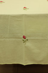 Table cloth - 6 seater cross stitch embroidery